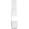 Ekena Millwork Ericson Architectural Grade PVC Gable Bracket, 84"W x 21"H x 4"D x 4"F, 6/12 Pitch GBP084X21X0404ERI00 - alternate 2